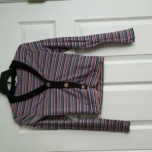 No Comment Women's Stripe Long Sleeve Top